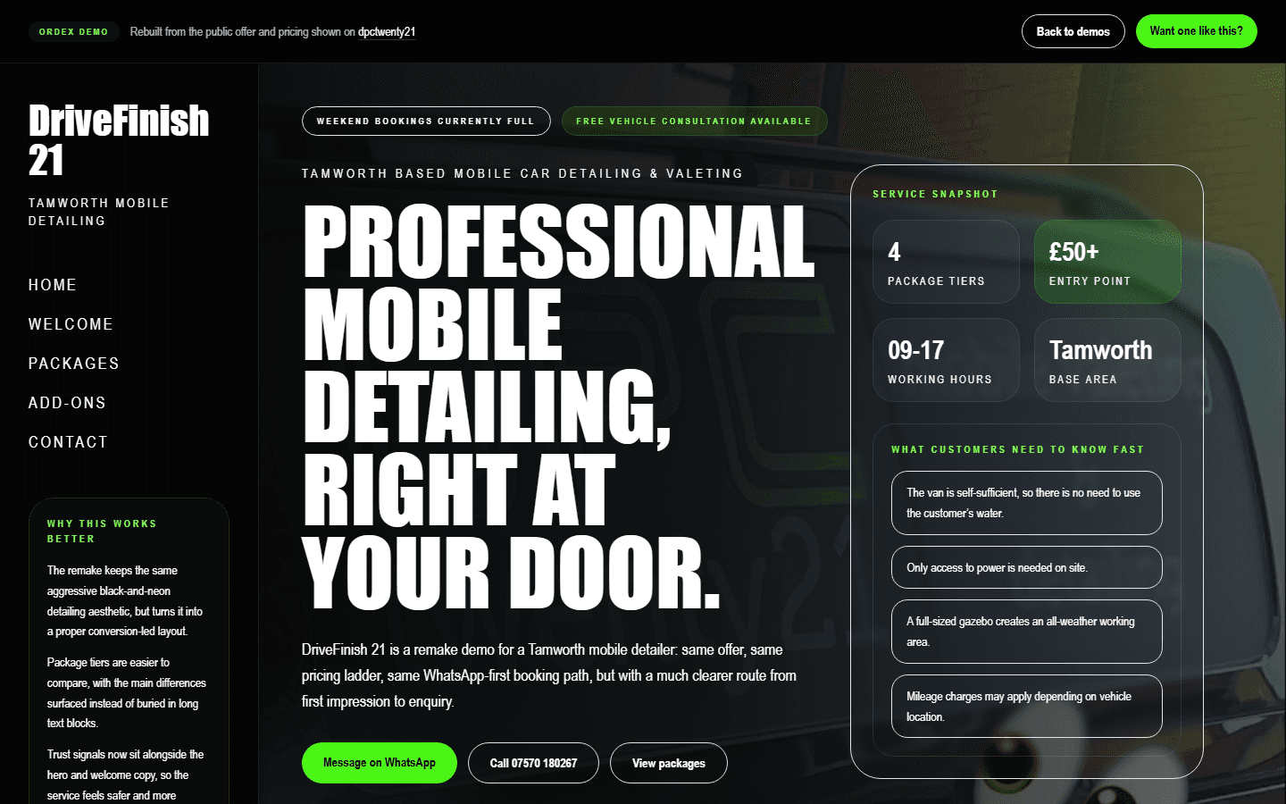 DriveFinish 21 remake preview